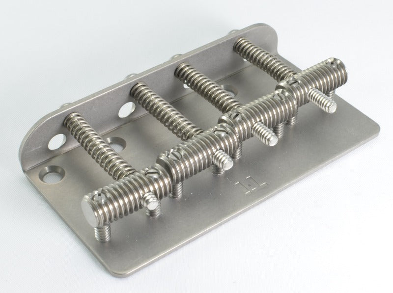 PR-03SPWB1 | Jazz Base® Style KTS Titanium Bass bridge (threaded saddl