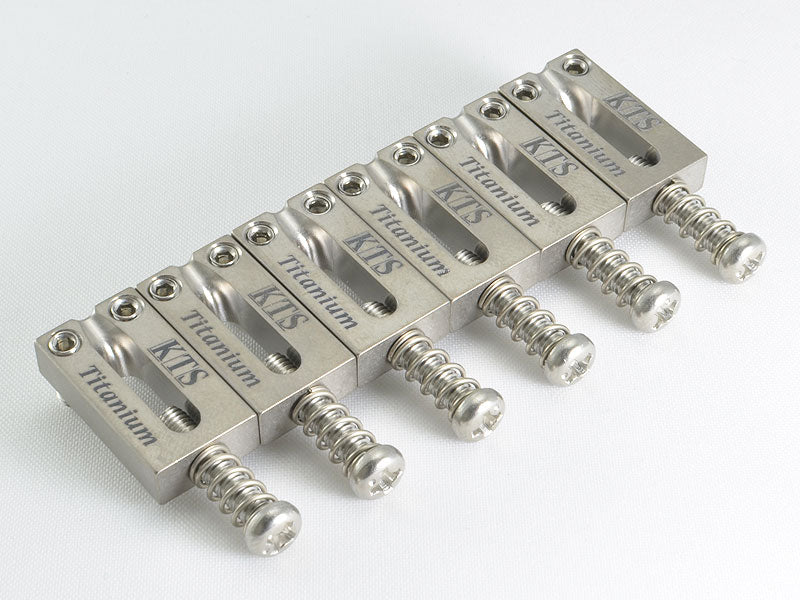 ブロックタイプチタンサドル(ストラト、ゴトー510トレモロ等用) 【公式  